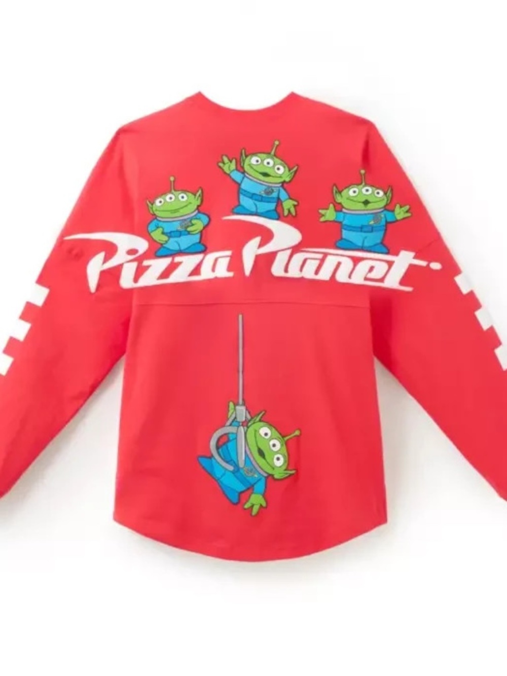 2026 Disney Parks Toy Story Pizza Planet Aliens Red Spirit Jersey Adult XL - NEW